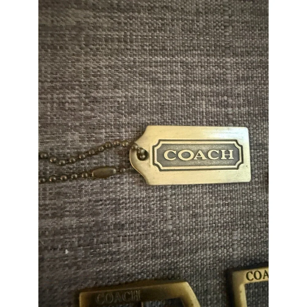 Vintage Lot of COACH Logo Metal Accessories - Picture 4 of 7